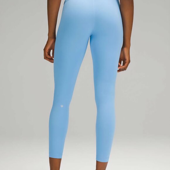 NWT LULULEMON Wunder Train HR TIght 28" Aero Blue 6 - Picture 1 of 5